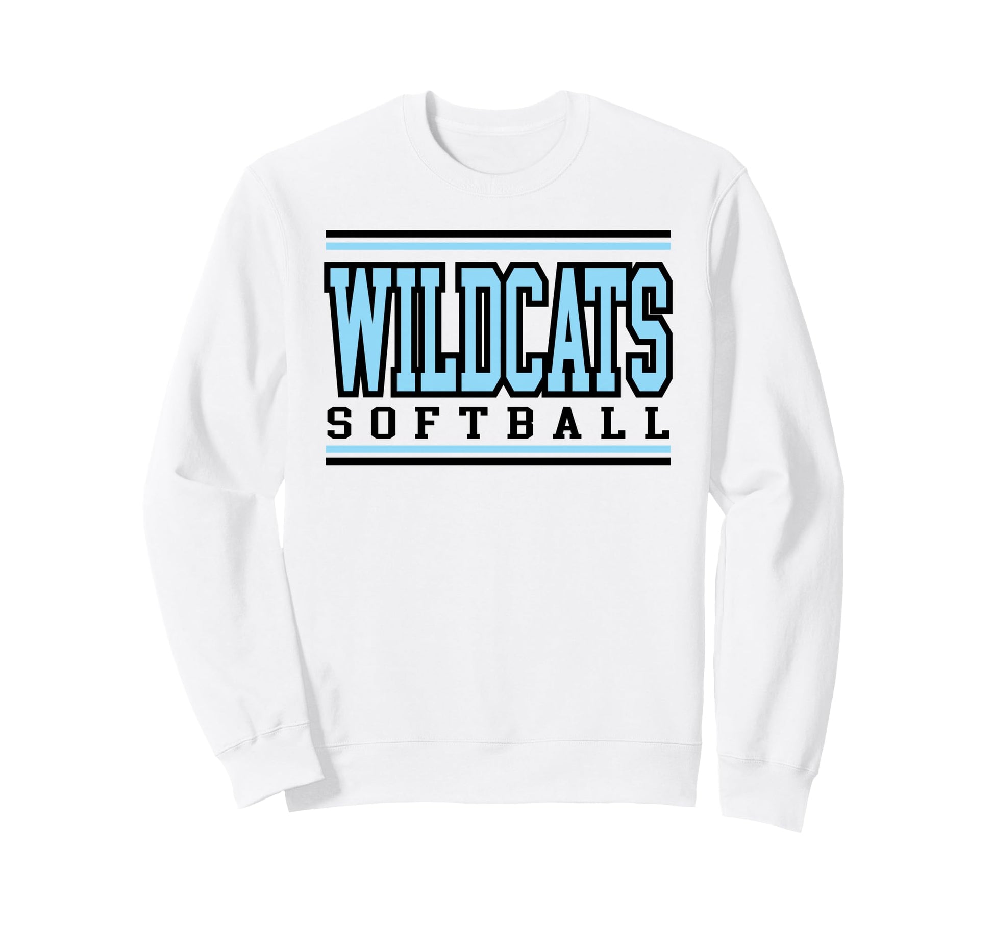Wildcats Softball Mom Game Day Sweatshirt - Aesthetic Graphic for Adults - T-Shirt, Sweatshirt, Hoodie