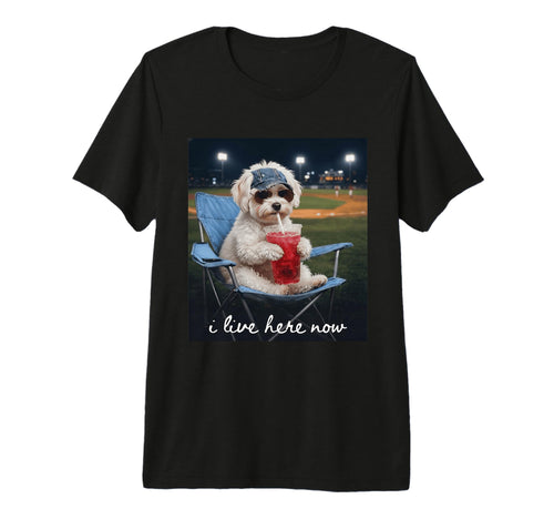 Funny Baseball Maltipoo Dog Mom I T-Shirt - Aesthetic Graphic for Adults - T-Shirt, Sweatshirt, Hoodie