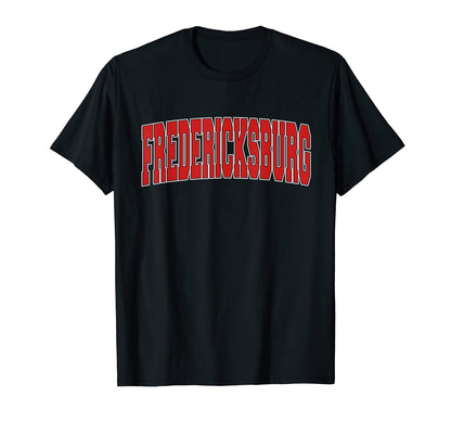 Fredericksburg Tx Texas Varsity Usa T-Shirt - Graphic Print for Adults - T-Shirt, Sweatshirt, Hoodie