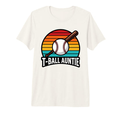 Funny T Ball Auntie Softball Ball T T-Shirt - Aesthetic Graphic Unisex - T-Shirt, Sweatshirt, Hoodie