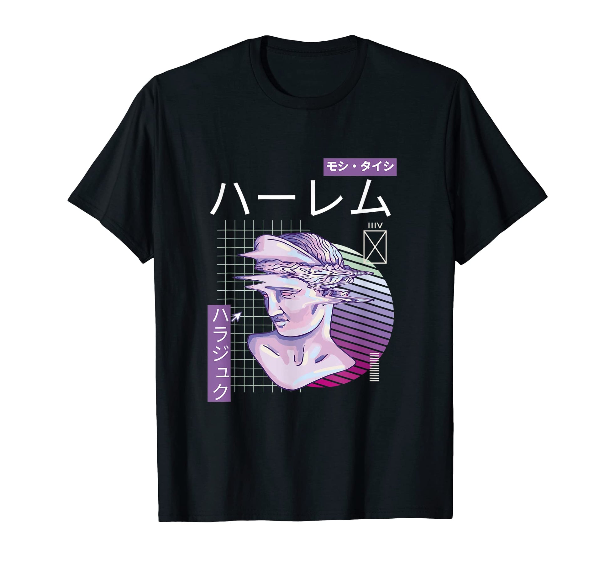Vaporwave Statue Aesthetic Art T-Shirt - Casual Everyday Wear Unisex - T-Shirt, Sweatshirt, Hoodie