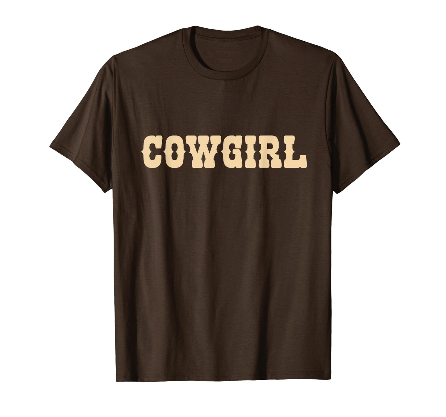 Cowgirl Aesthetic Y2K 90S Beige Brown T-Shirt - Minimalist Print Men Women - T-Shirt, Sweatshirt, Hoodie
