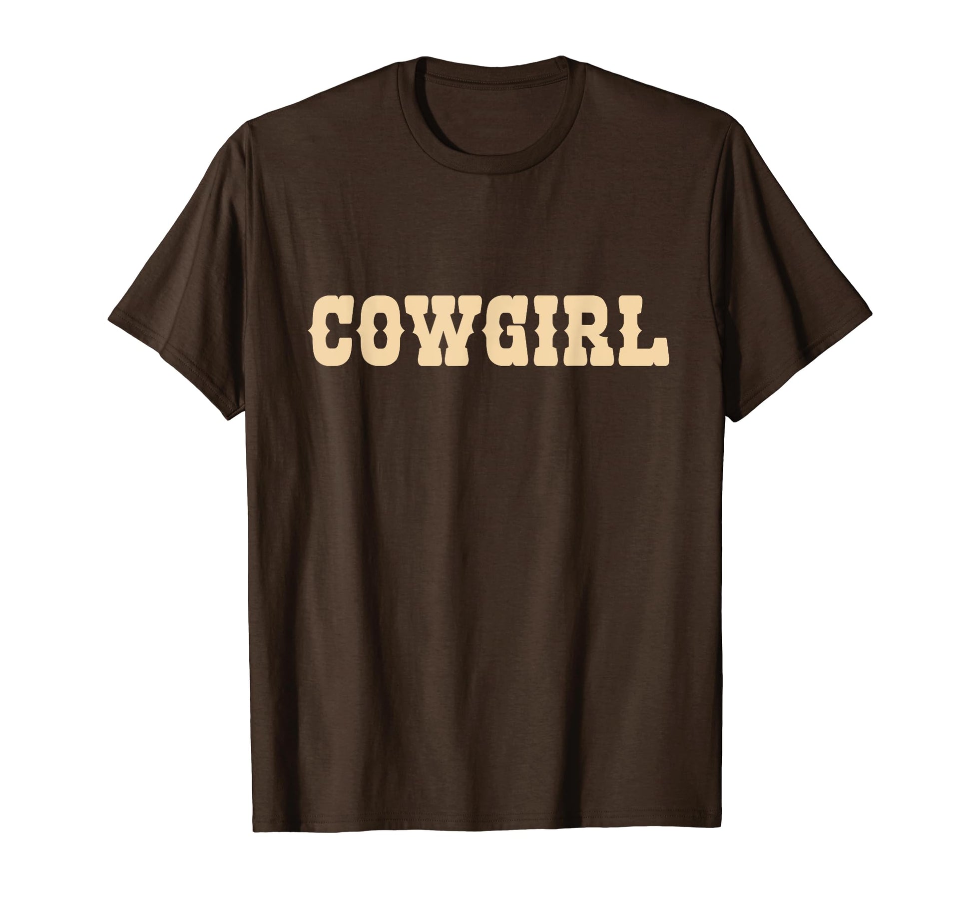 Cowgirl Aesthetic Y2K 90S Beige Brown T-Shirt - Minimalist Print Men Women - T-Shirt, Sweatshirt, Hoodie