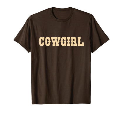 Cowgirl Aesthetic Y2K 90S Beige Brown T-Shirt - Minimalist Print Men Women - T-Shirt, Sweatshirt, Hoodie