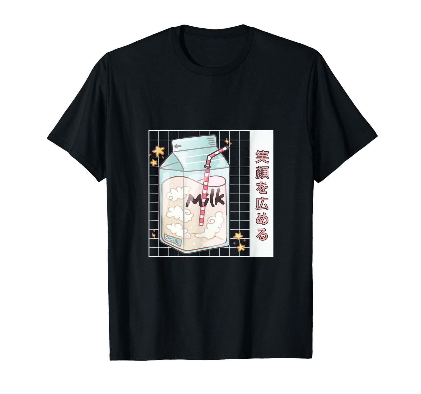 Vaporwave Japanese Milk Kawaii Anime T-Shirt - Trendy Graphic Men Women - T-Shirt, Sweatshirt, Hoodie