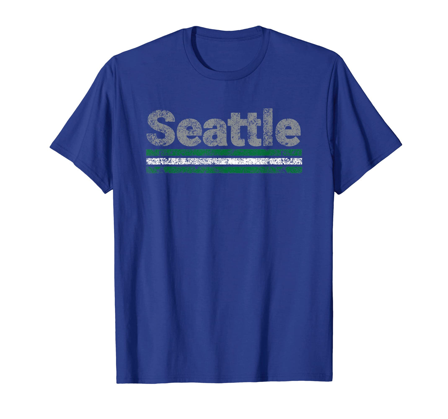 Seattle Washington Weathered Stripe T-Shirt - Aesthetic Graphic Men Women - T-Shirt, Sweatshirt, Hoodie