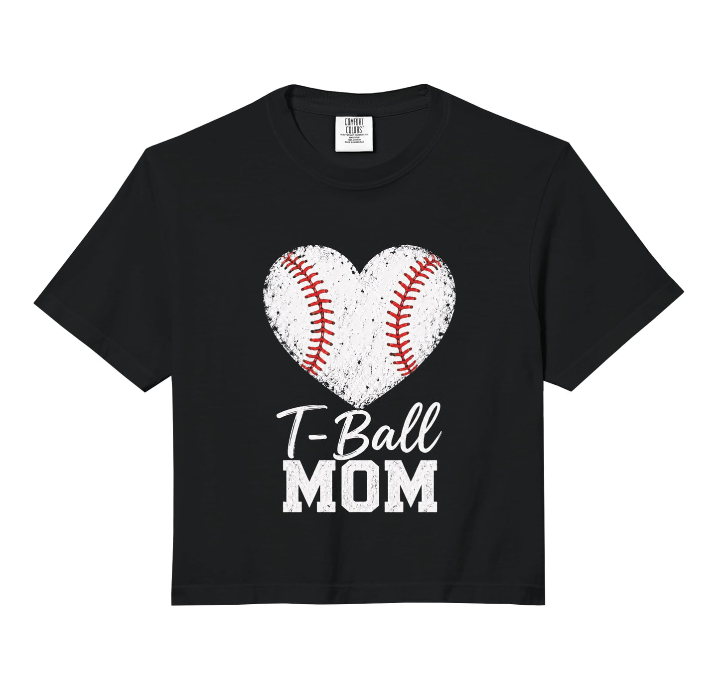 T Ball Mom Baseball Heart Sports Mama Hoodie - Novelty Apparel Men Women - T-Shirt, Sweatshirt, Hoodie