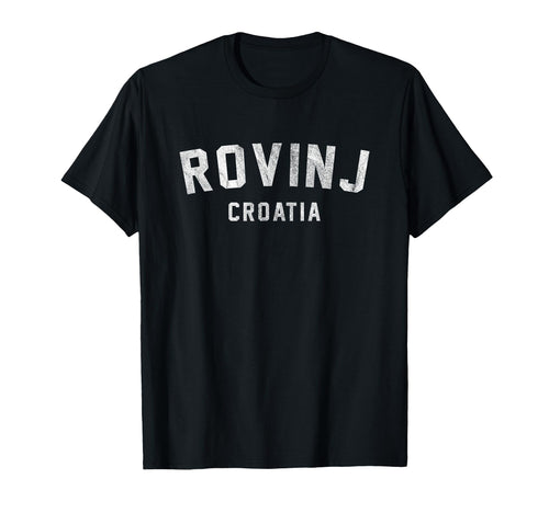 Varsity Rovinj Croatia T-Shirt - Unique Graphic Unisex - T-Shirt, Sweatshirt, Hoodie