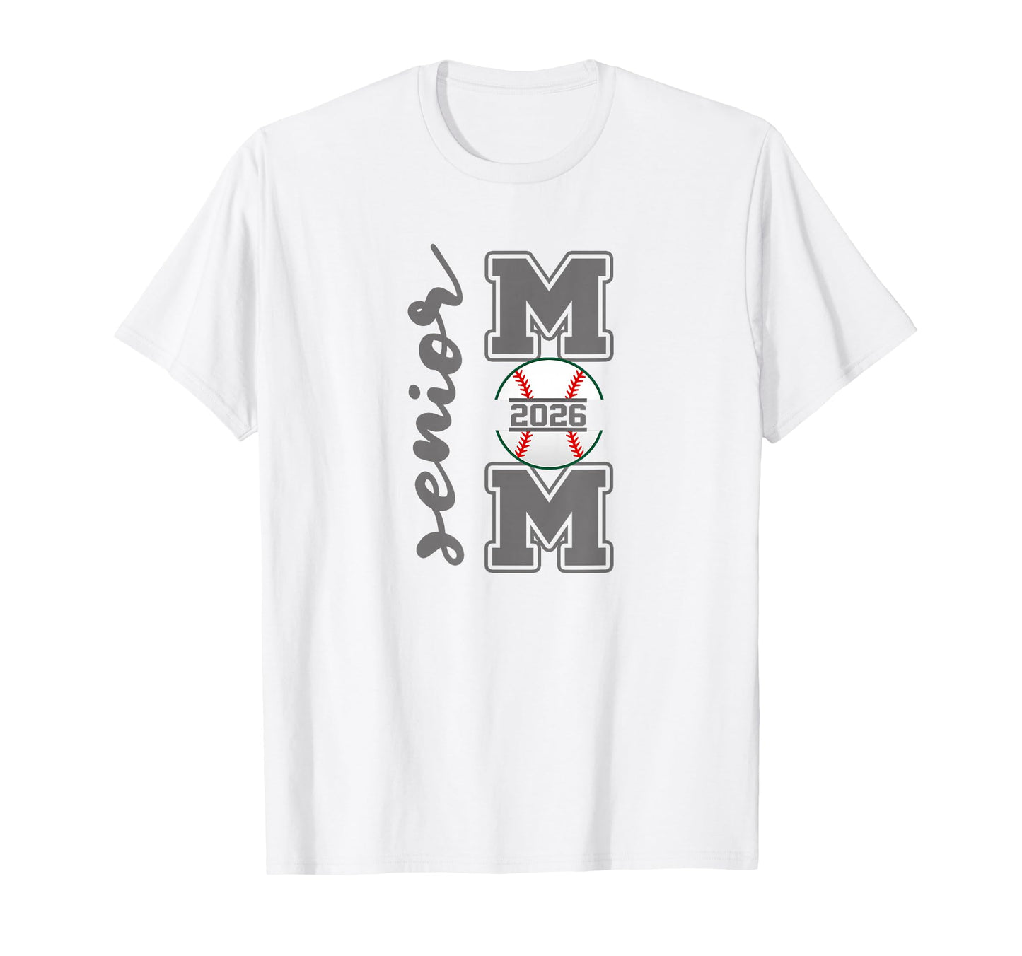 Senior Mom 2026 Baseball Athlete T-Shirt - Custom Art Print Men Women - T-Shirt, Sweatshirt, Hoodie