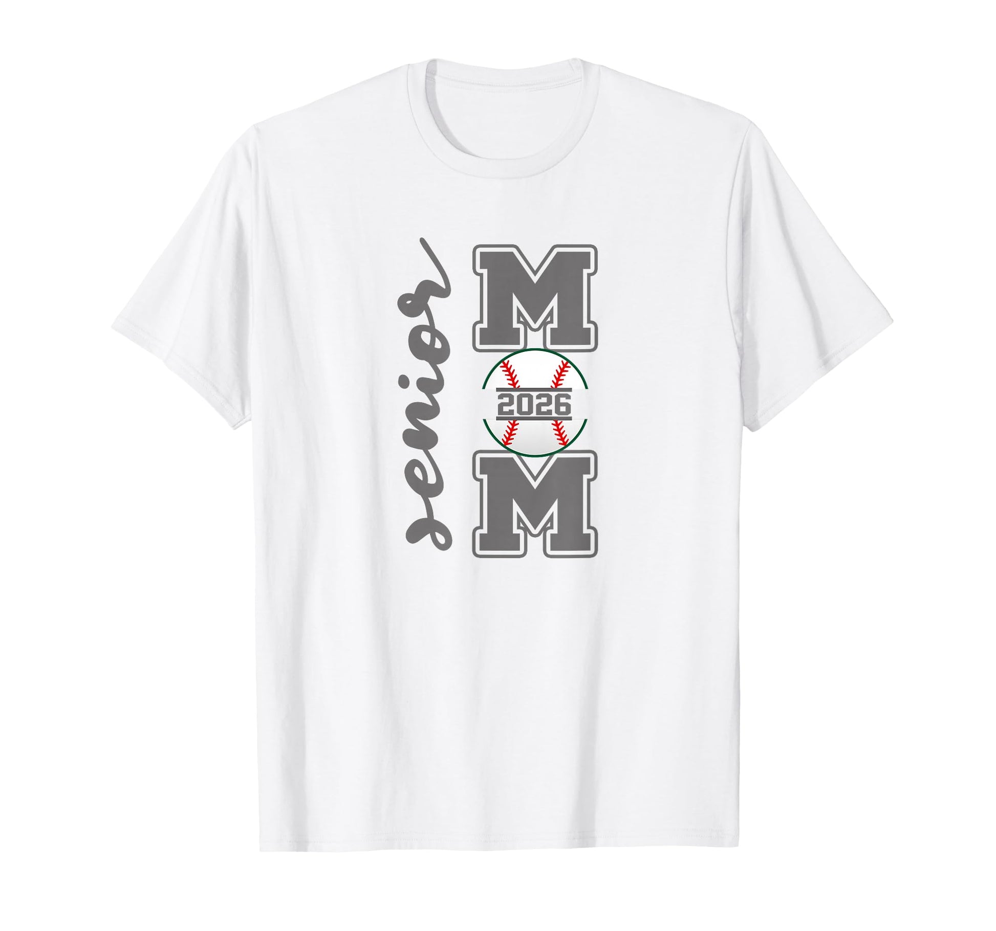 Senior Mom 2026 Baseball Athlete T-Shirt - Custom Art Print Men Women - T-Shirt, Sweatshirt, Hoodie