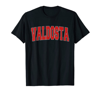 Valdosta Ga Georgia Varsity Usa Sports T-Shirt - Trendy Graphic Unisex - T-Shirt, Sweatshirt, Hoodie