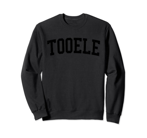 Tooele Ut Distressed Black Varsity Sweatshirt - Aesthetic Graphic Unisex - T-Shirt, Sweatshirt, Hoodie