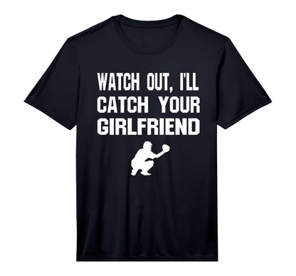 Catcher Baseball Funny Sports Defense Hit T-Shirt - Novelty Apparel Unisex - T-Shirt, Sweatshirt, Hoodie