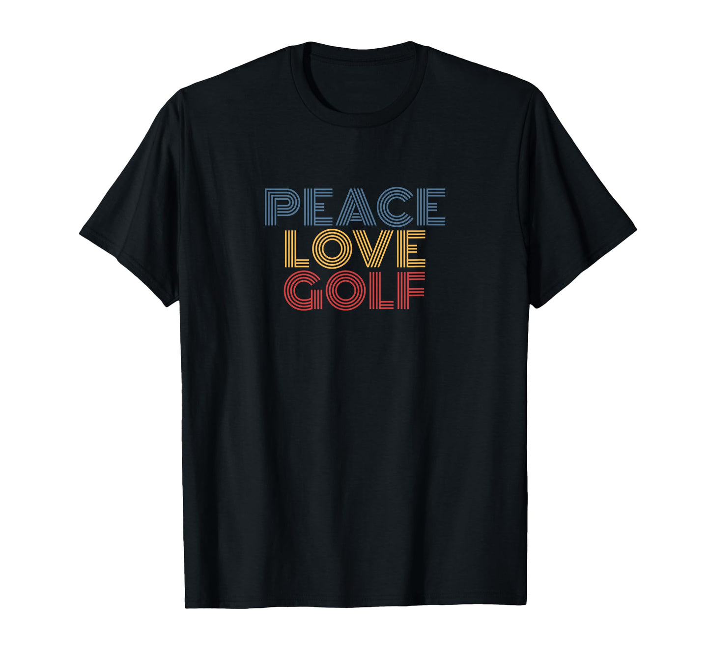 Peace Love Golf T-Shirt - Graphic Print Men Women - T-Shirt, Sweatshirt, Hoodie