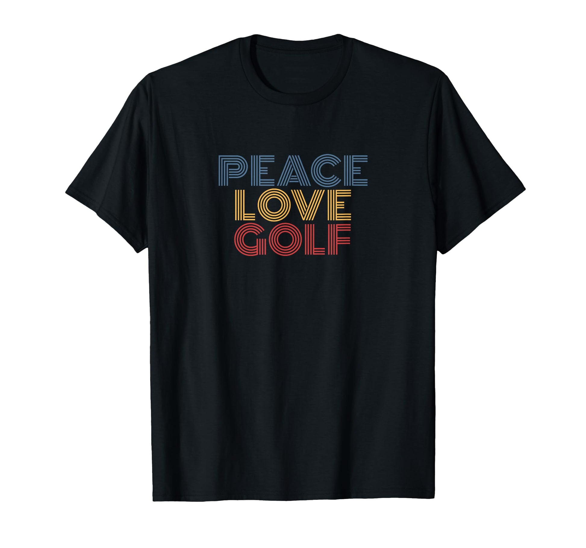 Peace Love Golf T-Shirt - Graphic Print Men Women - T-Shirt, Sweatshirt, Hoodie
