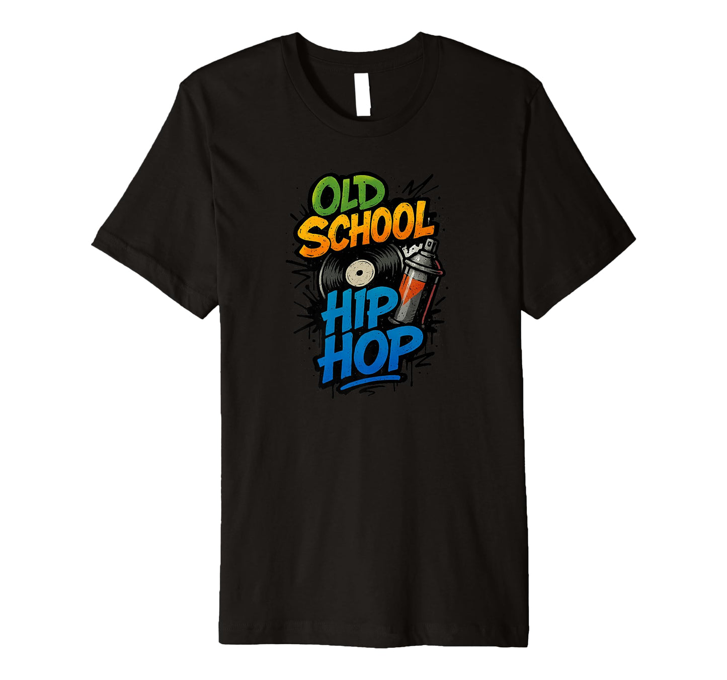 Raised Old School Hip Hop Rap Music T-Shirt - Fun Novelty Design Men Women - T-Shirt, Sweatshirt, Hoodie
