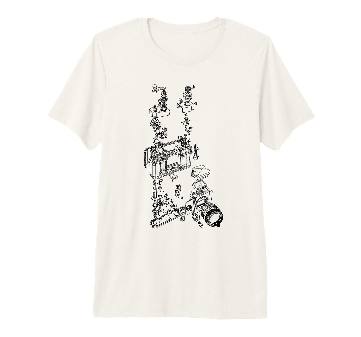 Film Camera Diagram Photography Tri T-Shirt - Aesthetic Graphic Men Women - T-Shirt, Sweatshirt, Hoodie