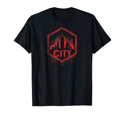 Rip City Grit 90S Grunge Urbandecay T-Shirt - Trendy Graphic for Adults - T-Shirt, Sweatshirt, Hoodie