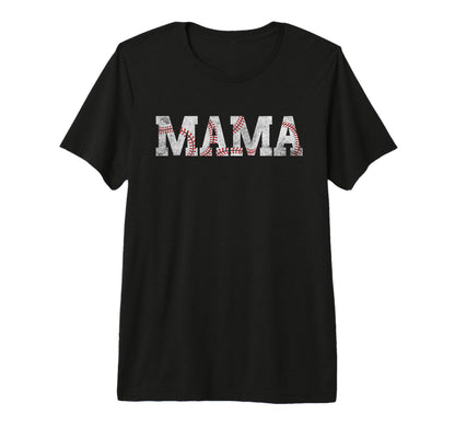 Baseball Mama Mothers Day Baseball T-Shirt - Custom Art Print Men Women - T-Shirt, Sweatshirt, Hoodie