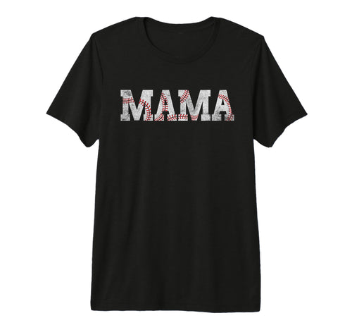 Baseball Mama Mothers Day Baseball T-Shirt - Custom Art Print Men Women - T-Shirt, Sweatshirt, Hoodie