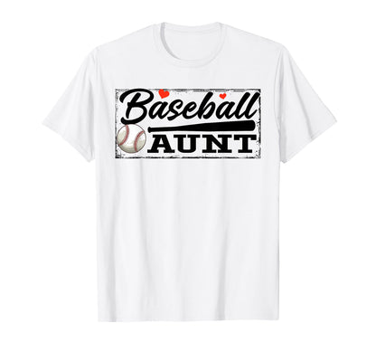 Baseball Aunt Baseball Player Family T-Shirt - Streetwear Style Unisex - T-Shirt, Sweatshirt, Hoodie