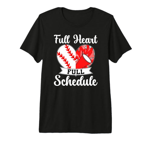 Full Heart Full Schedule Cheer And T-Shirt - Novelty Apparel Unisex - T-Shirt, Sweatshirt, Hoodie