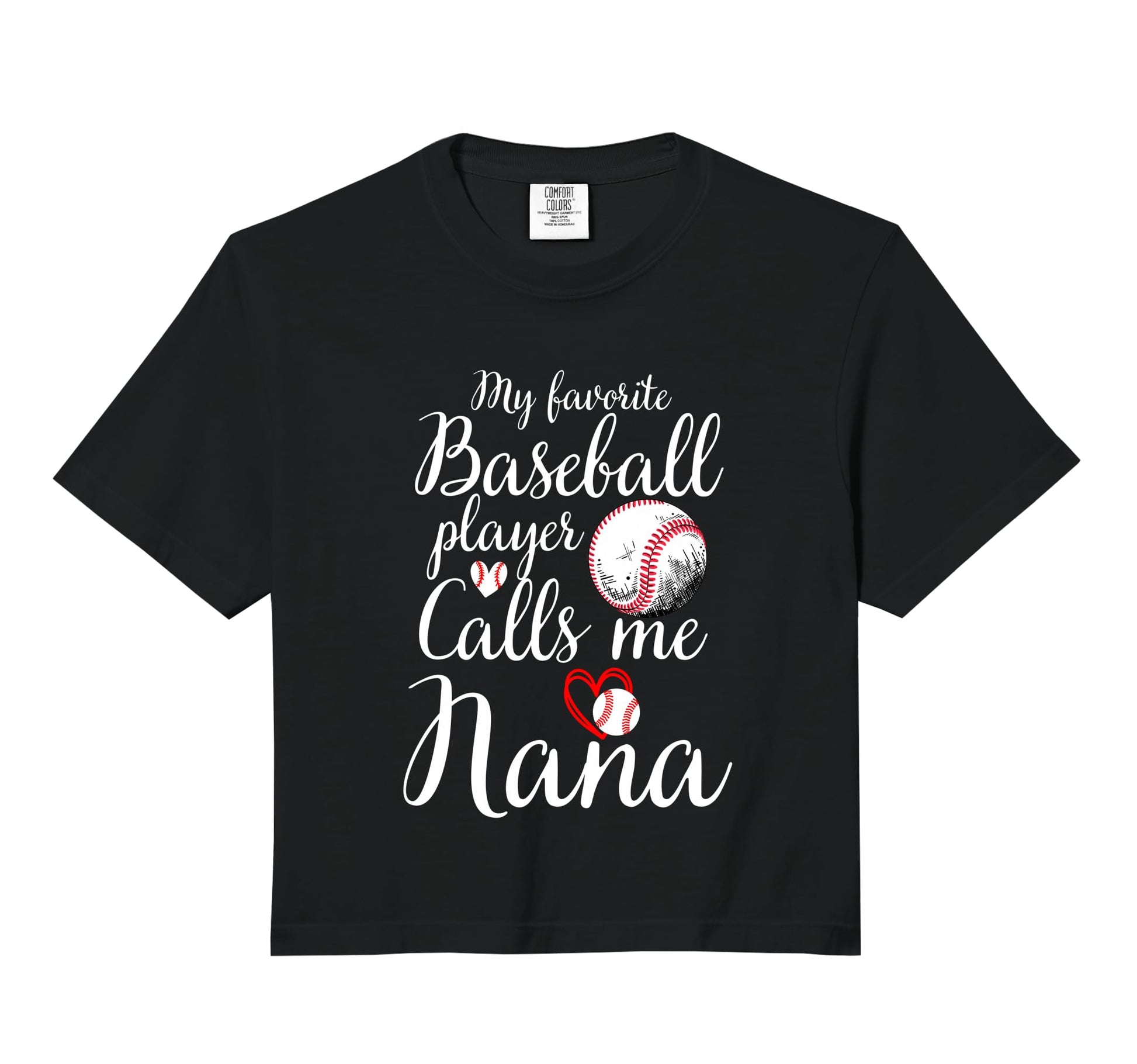 My Favourite Baseball Player Calls Me Nana Hoodie - Unique Graphic Unisex - T-Shirt, Sweatshirt, Hoodie