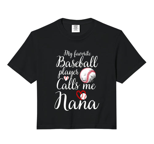 My Favourite Baseball Player Calls Me Nana Hoodie - Unique Graphic Unisex - T-Shirt, Sweatshirt, Hoodie