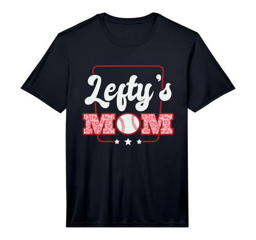 Mens Leftys Mom Baseball Left Handed T-Shirt - Novelty Apparel for Adults - T-Shirt, Sweatshirt, Hoodie