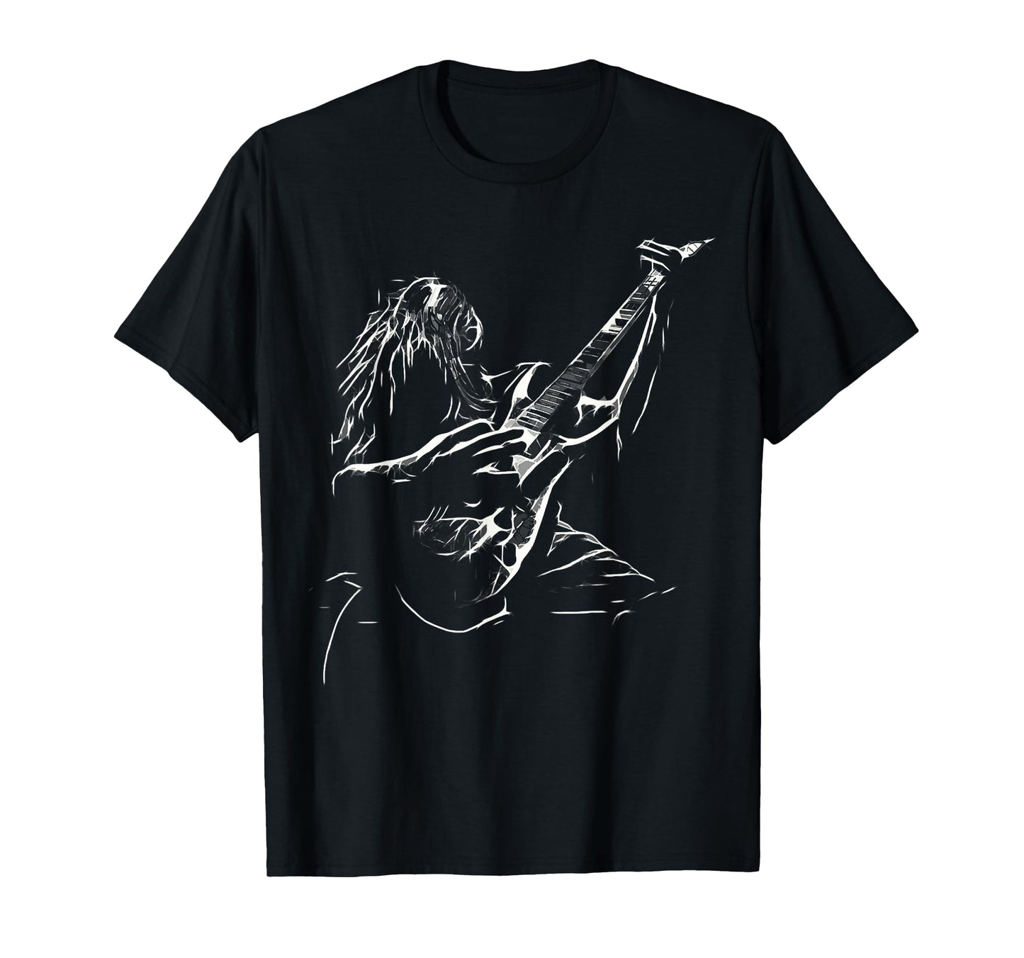 Heavy Metal Guitar Rocker Rock Star Music T-Shirt - Unique Graphic Unisex - T-Shirt, Sweatshirt, Hoodie