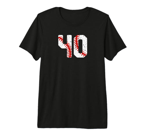 Baseball Player Jersey Number 40 T-Shirt - Casual Everyday Wear Men Women - T-Shirt, Sweatshirt, Hoodie