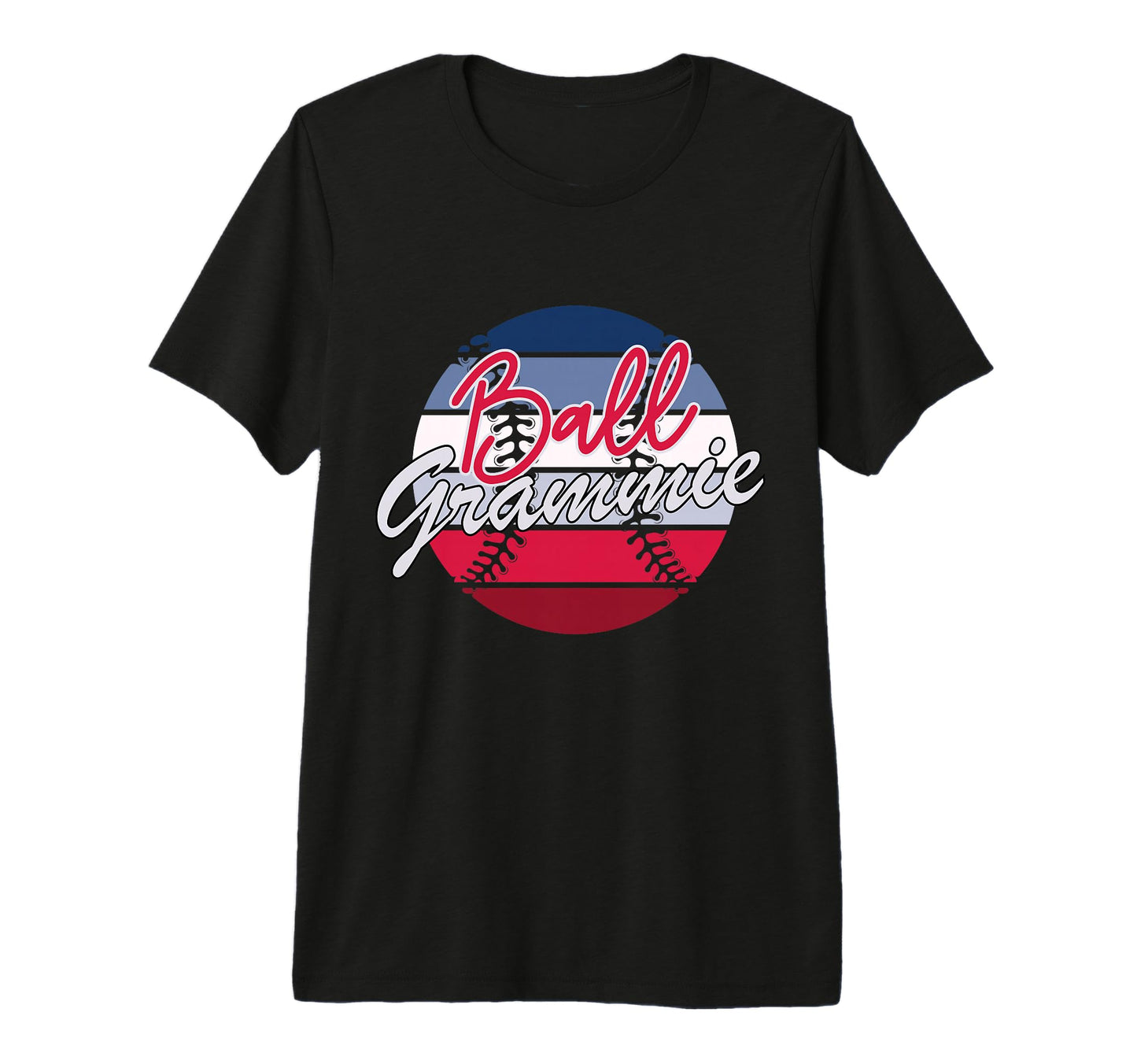 Ball Grammie Baseball Softball T-Shirt - Custom Art Print Men Women - T-Shirt, Sweatshirt, Hoodie