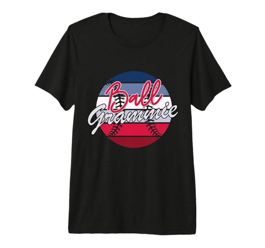 Ball Grammie Baseball Softball T-Shirt - Custom Art Print Men Women - T-Shirt, Sweatshirt, Hoodie