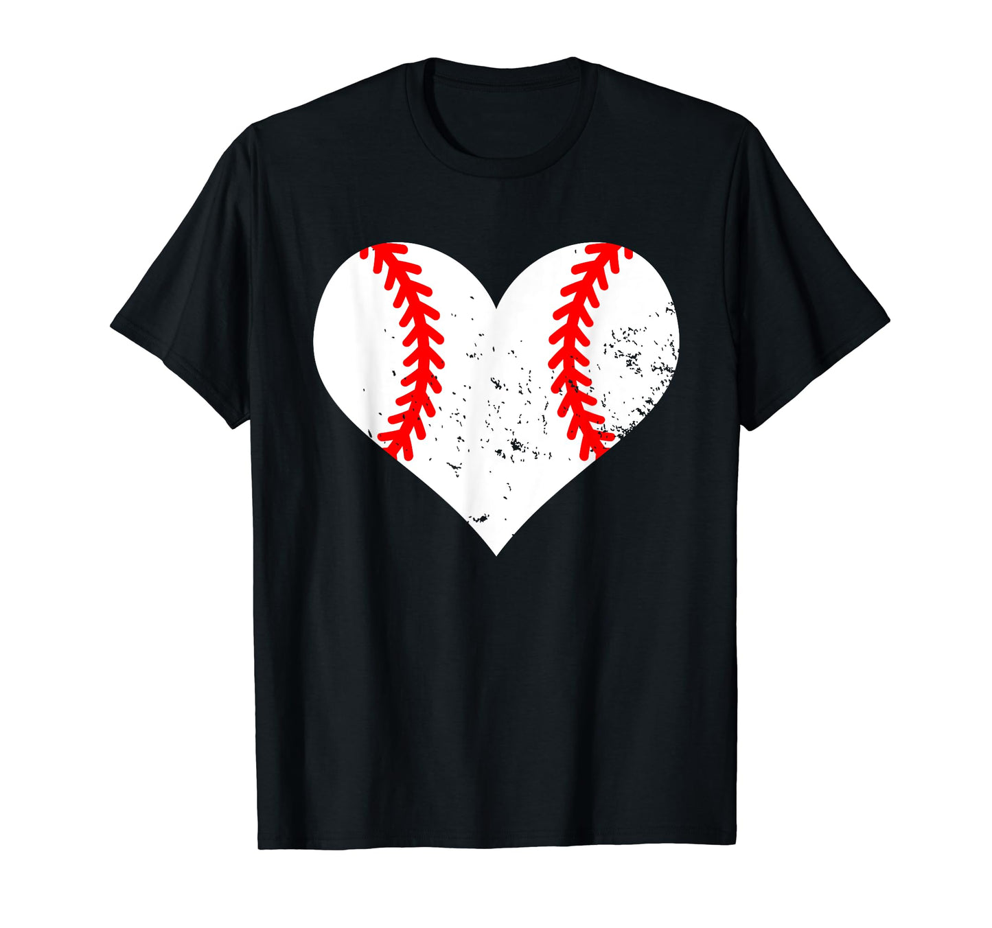 Baseball Heart Funny Baseball T-Shirt - Casual Everyday Wear for Adults - T-Shirt, Sweatshirt, Hoodie