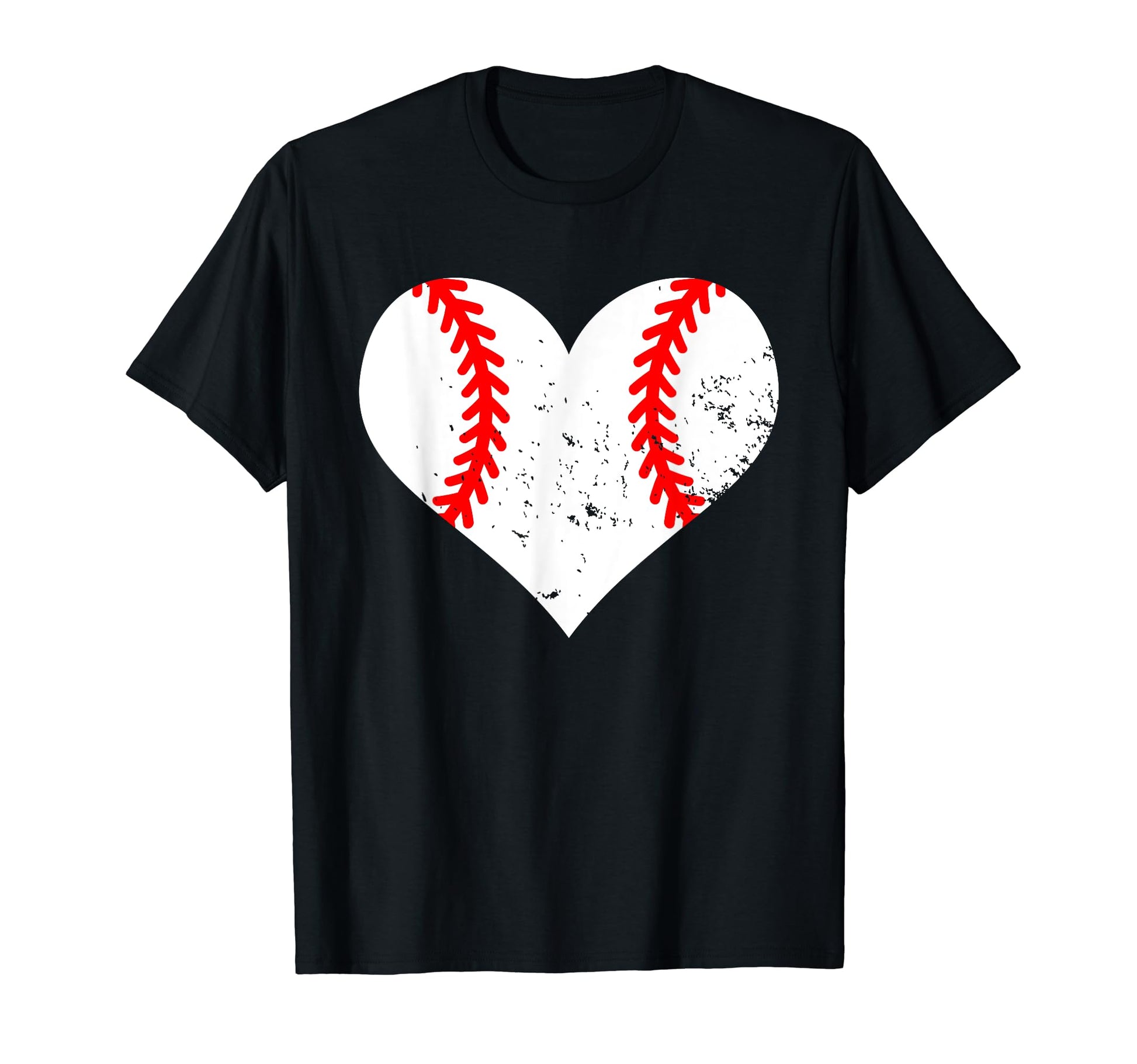 Baseball Heart Funny Baseball T-Shirt - Casual Everyday Wear for Adults - T-Shirt, Sweatshirt, Hoodie