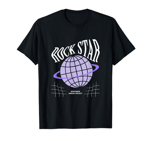 Rock Star Aesthetic Edgy Streetwear T-Shirt - Graphic Print Unisex - T-Shirt, Sweatshirt, Hoodie
