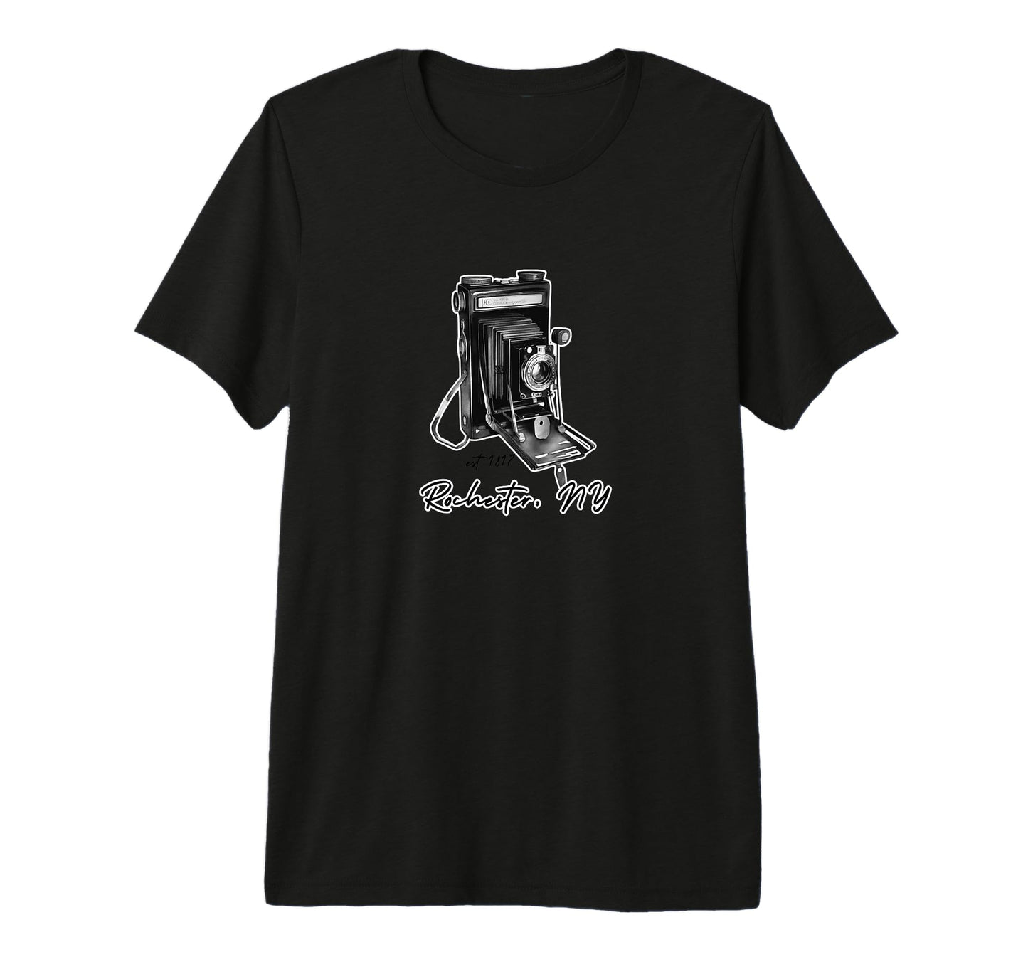 Rochester Ny Camera Tri Blend T-Shirt - Graphic Print Men Women - T-Shirt, Sweatshirt, Hoodie