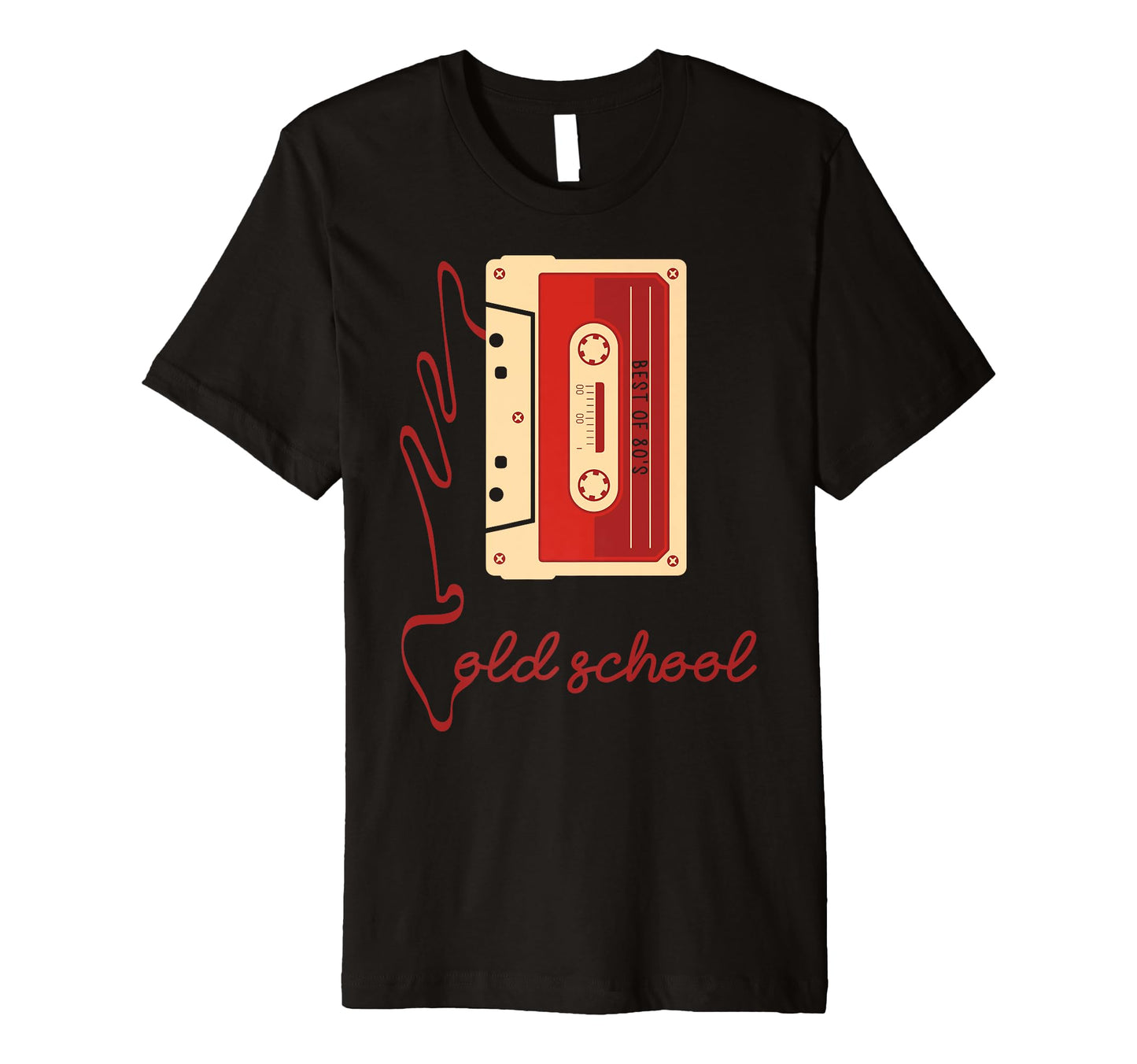 Old School Hip Hop 80S 90S Mixtape T-Shirt - Graphic Print for Adults - T-Shirt, Sweatshirt, Hoodie