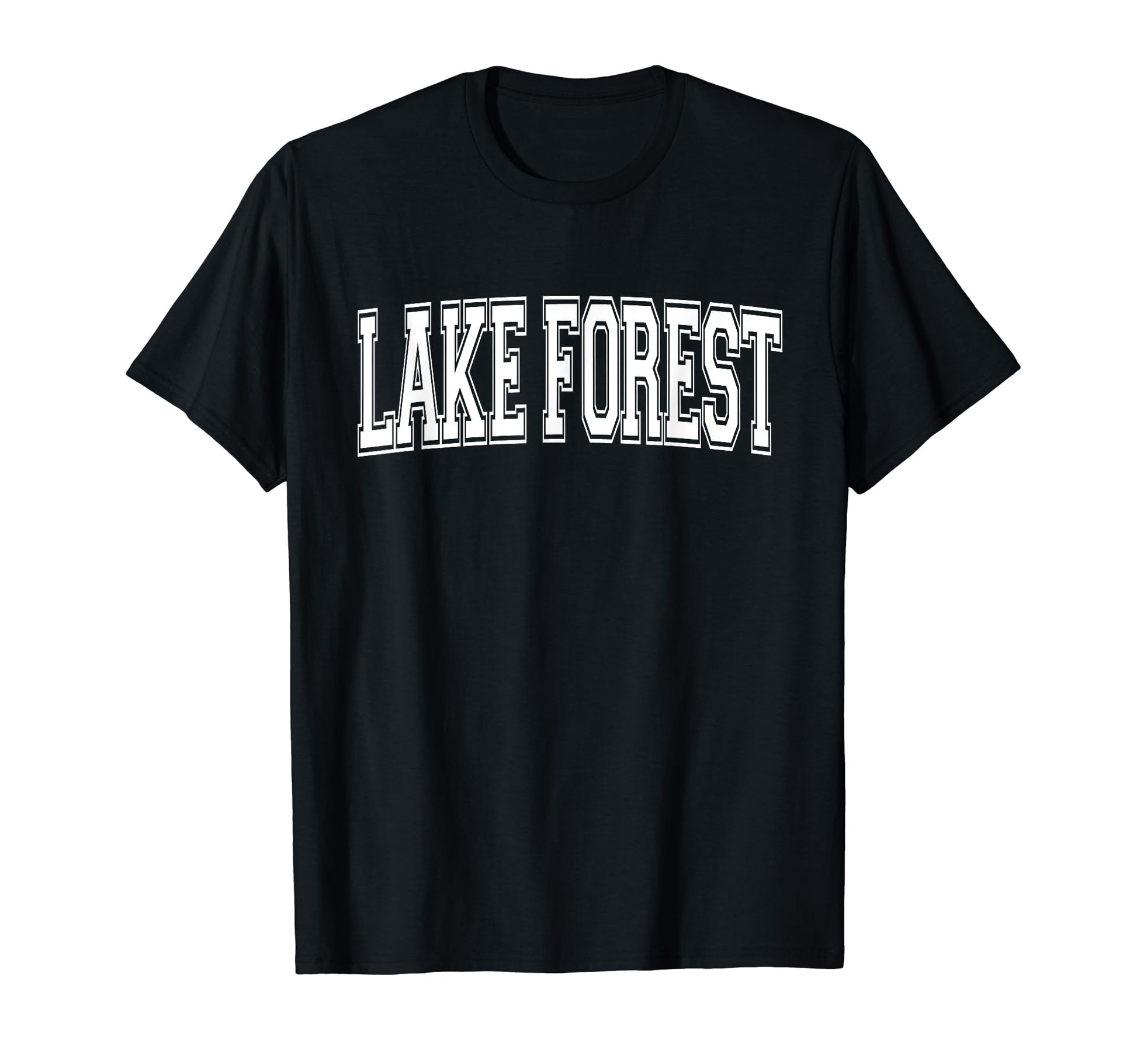Lake Forest Il Illinois Usa Sports T-Shirt - Custom Art Print Unisex - T-Shirt, Sweatshirt, Hoodie