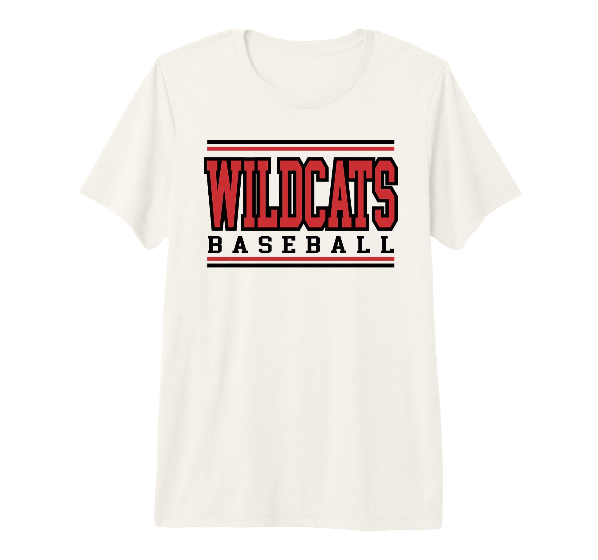 Wildcats Baseball Mom Game Day Red Wildcat T-Shirt - Unique Graphic Unisex - T-Shirt, Sweatshirt, Hoodie