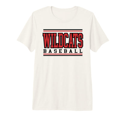 Wildcats Baseball Mom Game Day Red Wildcat T-Shirt - Unique Graphic Unisex - T-Shirt, Sweatshirt, Hoodie