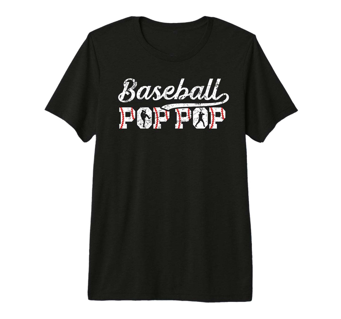Mens Baseball Pop Pop Grandpa Pop Pop T-Shirt - Graphic Print for Adults - T-Shirt, Sweatshirt, Hoodie