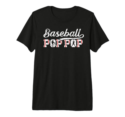 Mens Baseball Pop Pop Grandpa Pop Pop T-Shirt - Graphic Print for Adults - T-Shirt, Sweatshirt, Hoodie