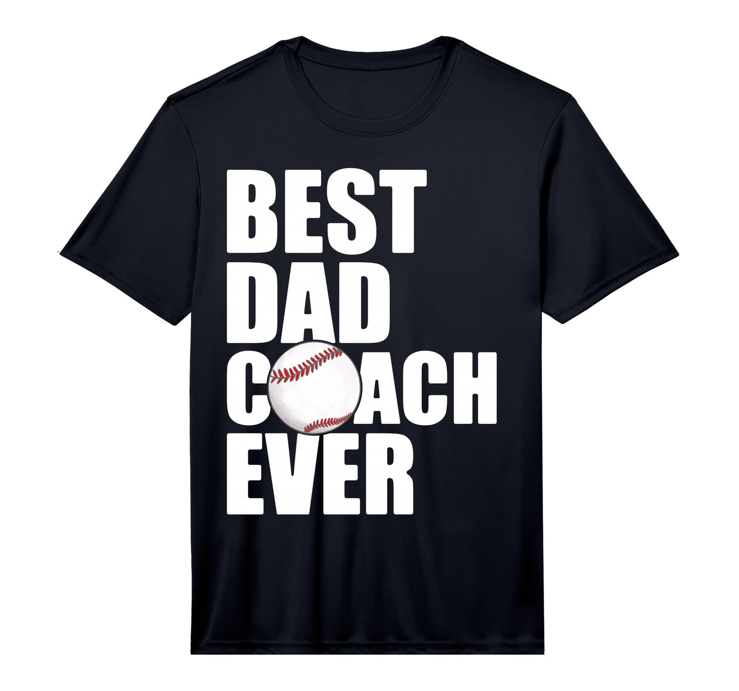 Mens Best Dad Coach Ever Father T-Shirt - Casual Everyday Wear for Adults - T-Shirt, Sweatshirt, Hoodie