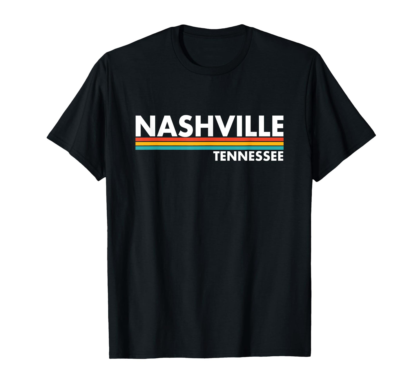 Nashville Tennessee Stripes T-Shirt - Unique Graphic Men Women - T-Shirt, Sweatshirt, Hoodie
