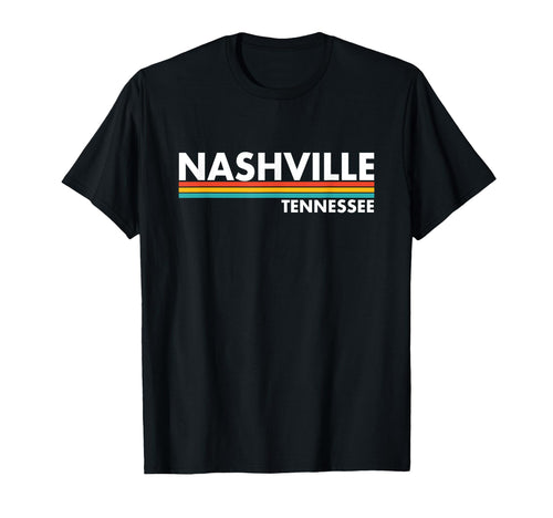Nashville Tennessee Stripes T-Shirt - Unique Graphic Men Women - T-Shirt, Sweatshirt, Hoodie
