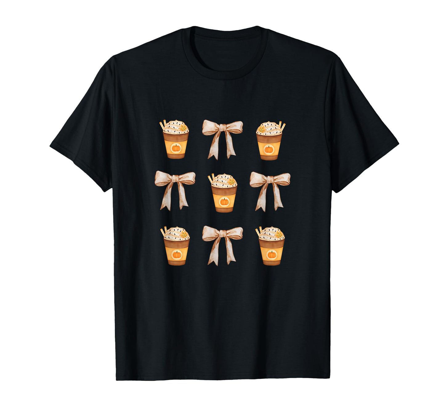 Pumpkin Spice Latte Coquette Cinnamon T-Shirt - Aesthetic Graphic Unisex - T-Shirt, Sweatshirt, Hoodie