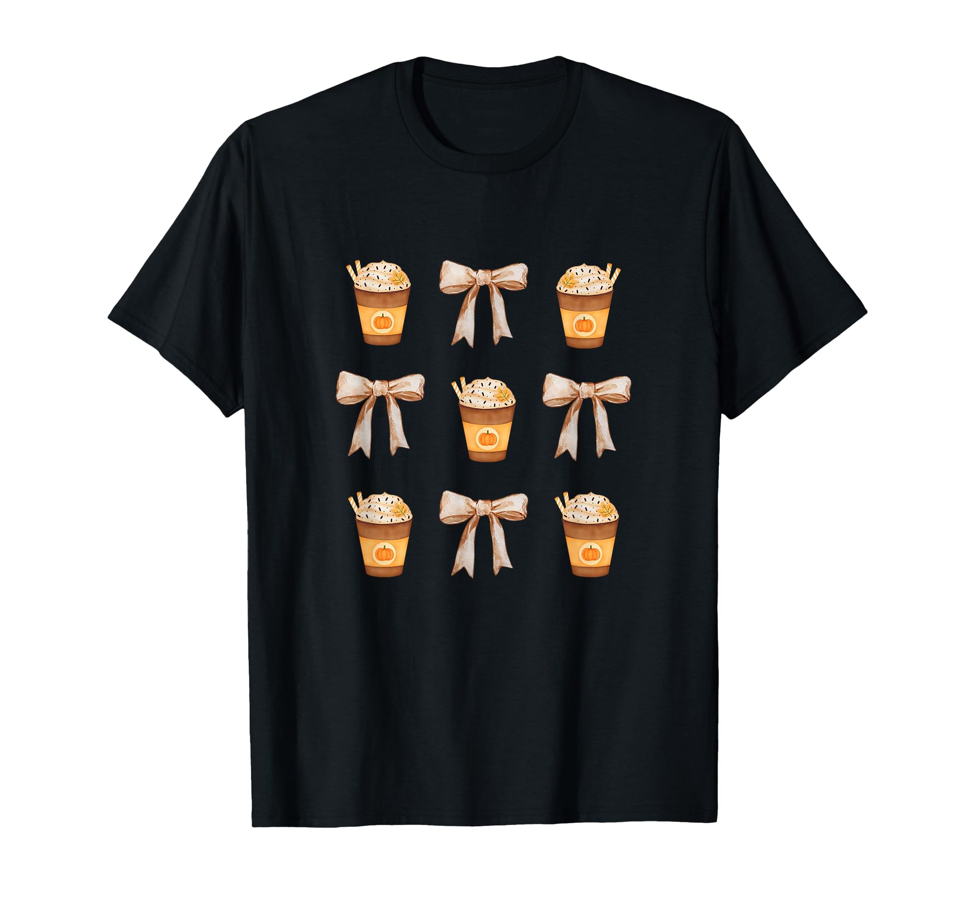 Pumpkin Spice Latte Coquette Cinnamon T-Shirt - Aesthetic Graphic Unisex - T-Shirt, Sweatshirt, Hoodie