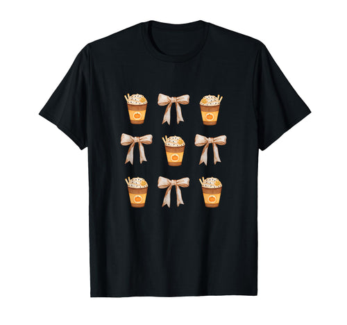 Pumpkin Spice Latte Coquette Cinnamon T-Shirt - Aesthetic Graphic Unisex - T-Shirt, Sweatshirt, Hoodie