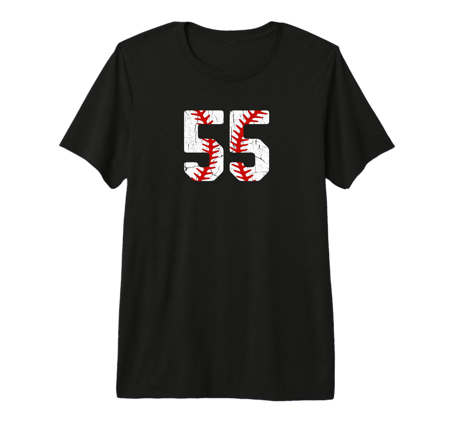 Baseball Player Jersey Number 55 55 T-Shirt - Streetwear Style Men Women - T-Shirt, Sweatshirt, Hoodie